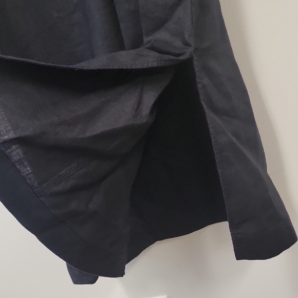 Everlane European Linen Midi Puff Sleeve Dress - Picture 5 of 16